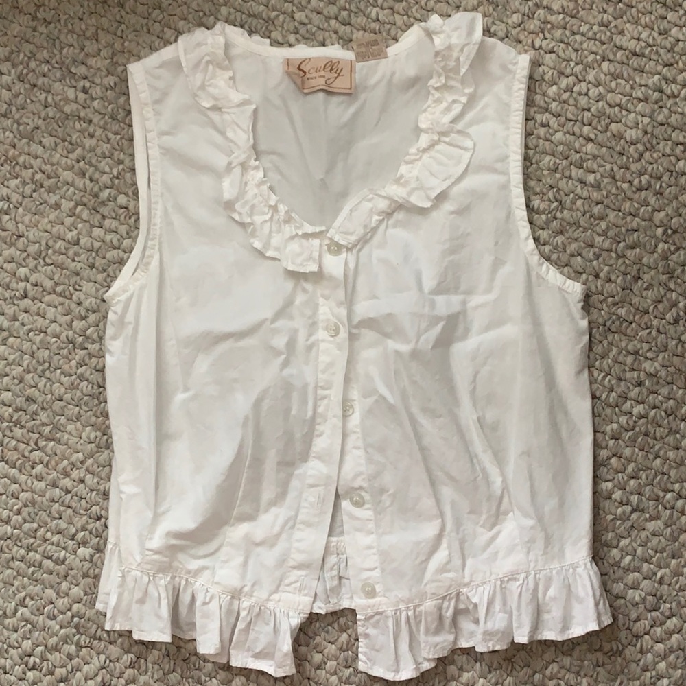 White Scully top